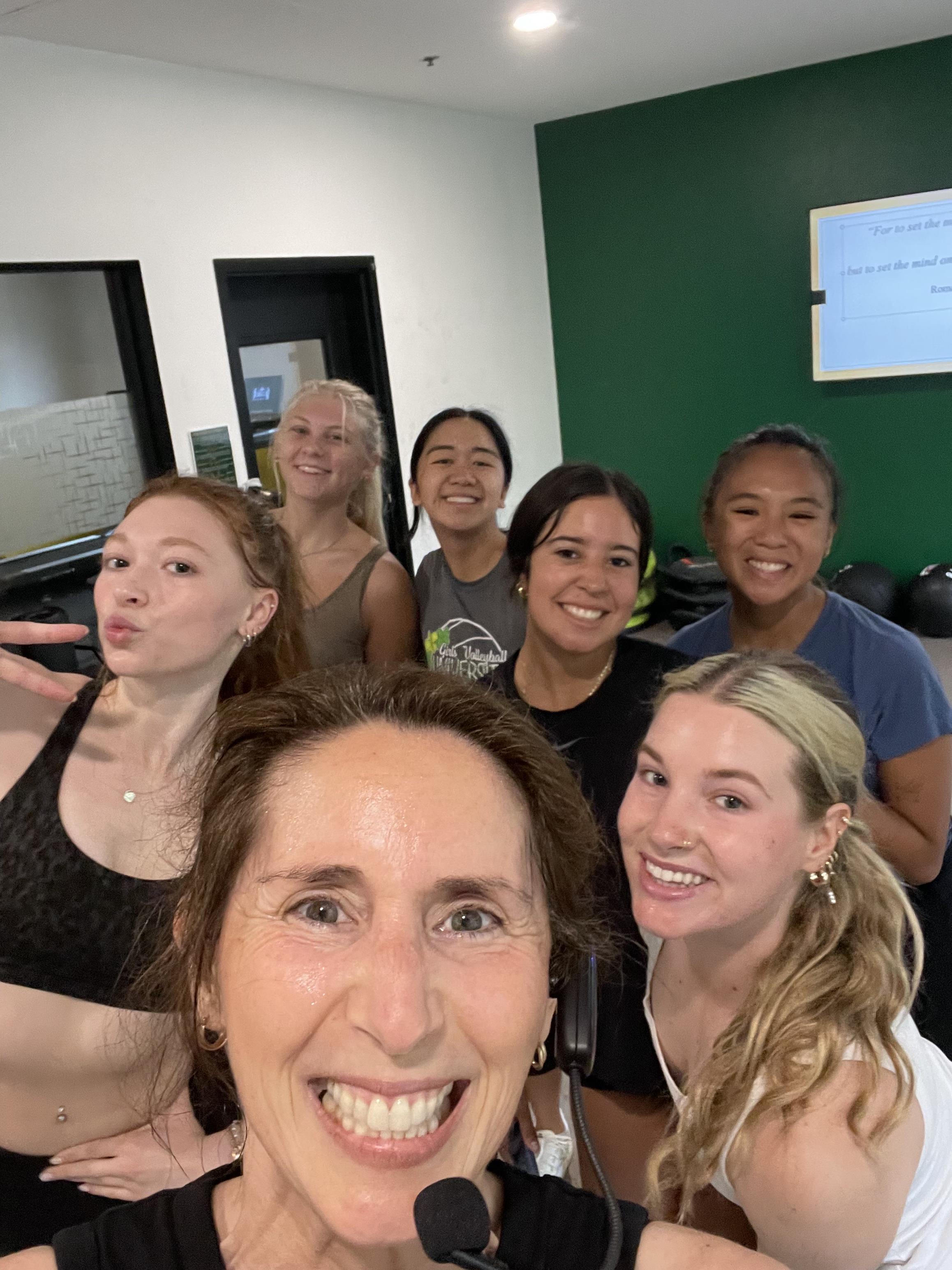 Move With Purpose attendees pose for a picture